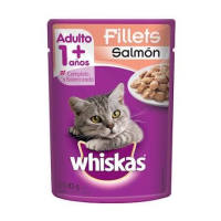 Whiskas Comida Humeda Salmon Adulto* 85 GR