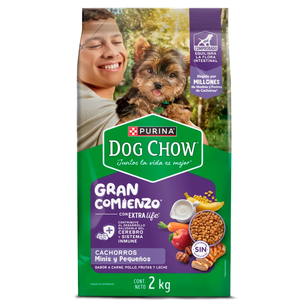Dog Chow Gran Comienzo Cachorros Minis Y Pequeños * 2 KG