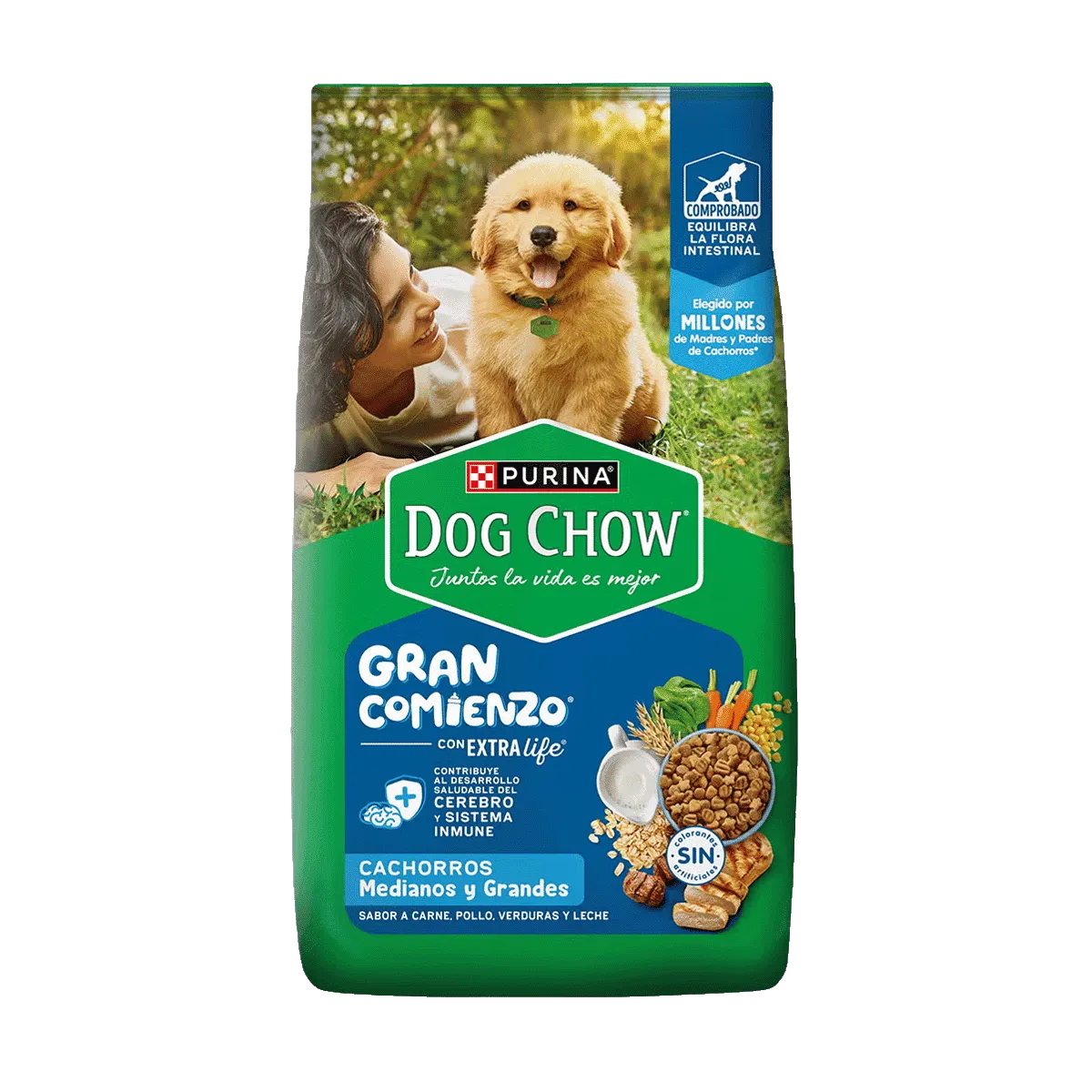 Dog Chow Gran Comienzo Cachorros Medianos Y Grandes 2 KG