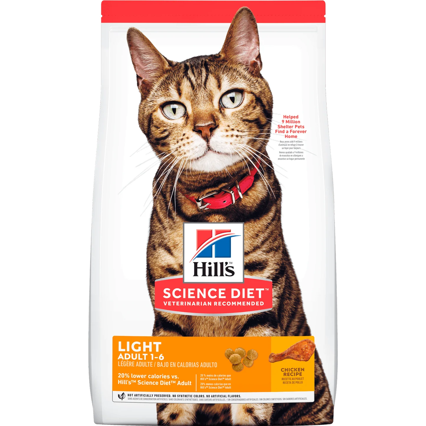 Hills Ecencie Diet Adultos Light Pollo * 1.8 KG