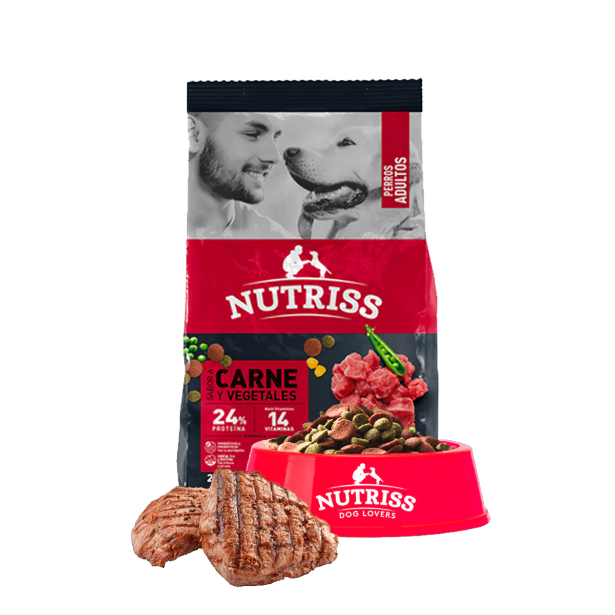 Nutriss Adulto Pollo Y Vegetales ¨* 1 KG