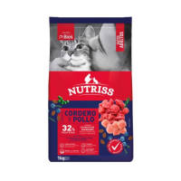 Nutriss Gatos Adultos Cordero Y Poll0 * 1 KG