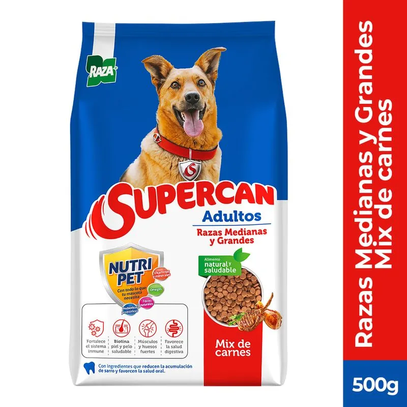 Super Can Adulto Mix Carne * 500 GR