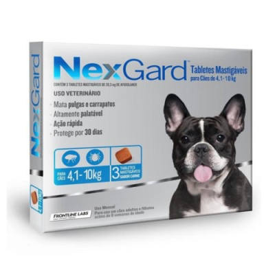 NEXGARD TABLETA PERRO 4,1KG A 10KG