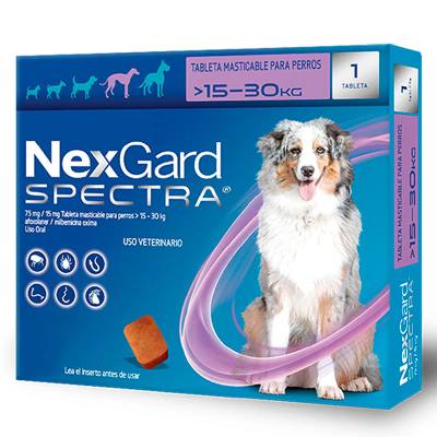NEXGARD SPECTRA PERRO 15KG A 30KG