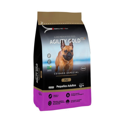 Agility Gold Piel Cuidado Especial Pequeños Adultos * 1.5 KG