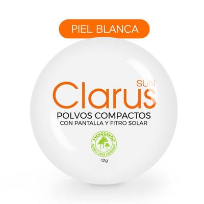 Polvos Compactos Piel Blanca  12g