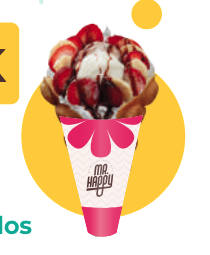 WAFFLES CON HELADO