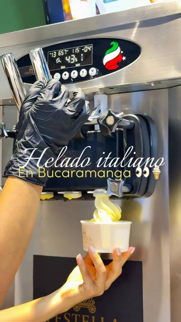Helado italiano en Bucaramanga